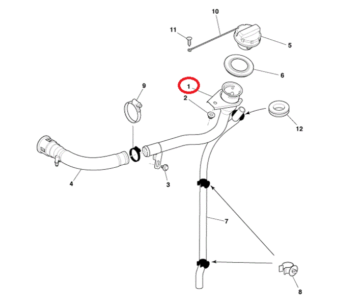 FUEL FILLER NECK PIPE