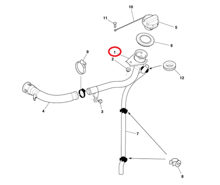 FUEL FILLER NECK PIPE