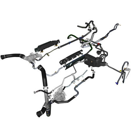 car:TARAF,item_no:,quantity:1,reference:TARAF_PartsCatalogue-030300-01 Coolant Hoses & Reservoir
