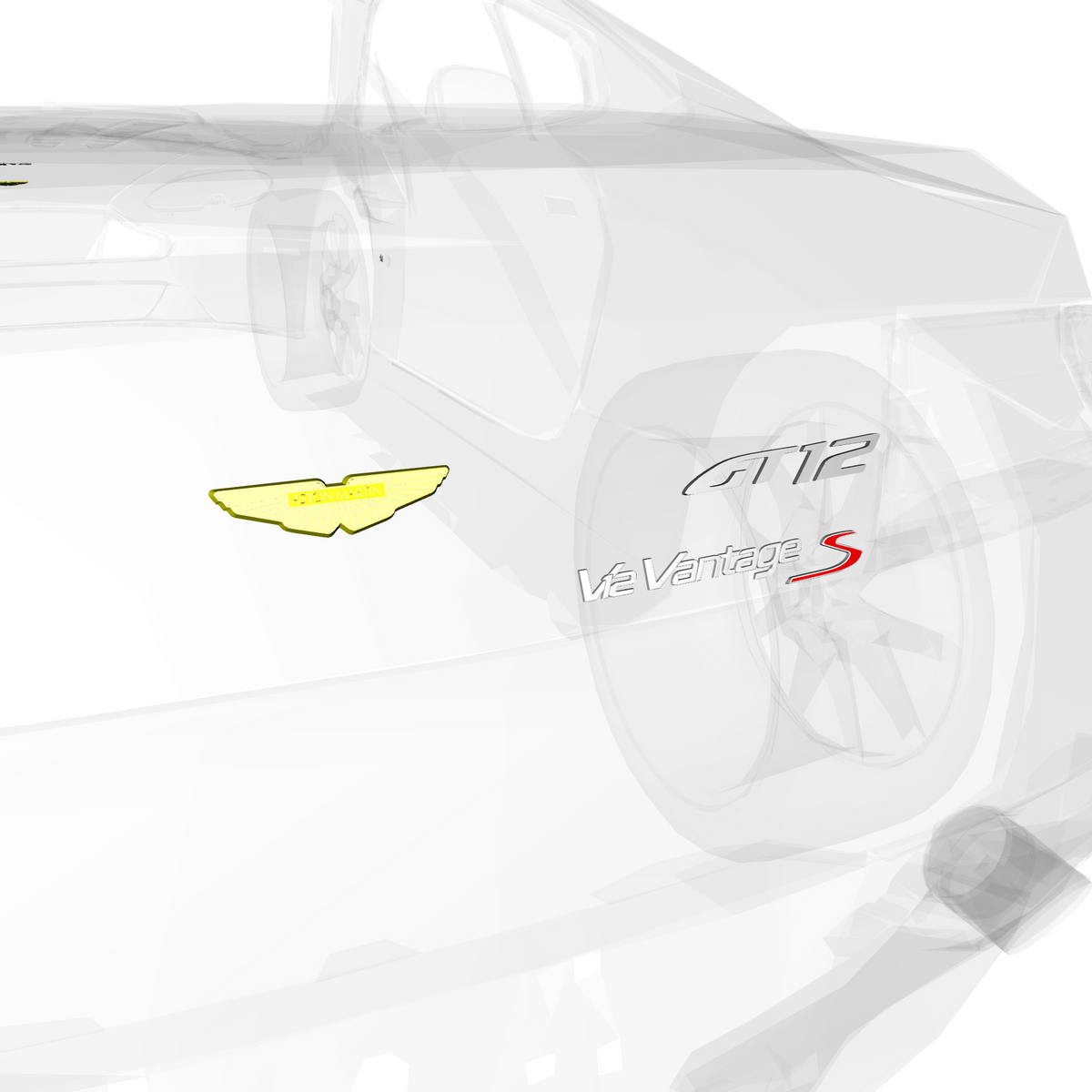 car: VANTAGE V12S,item_no: nan,quantity: 2,reference: VANTAGE_V12S_PartsCatalogue-010809-01 Badging