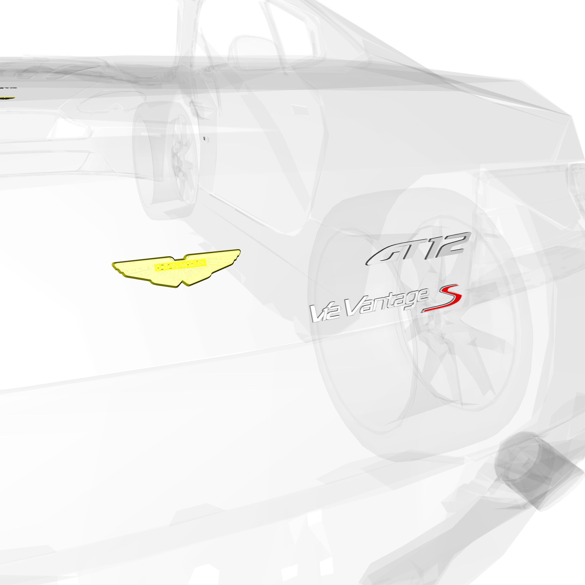 car: VANTAGE V12S,item_no: nan,quantity: 2,reference: VANTAGE_V12S_PartsCatalogue-010809-01 Badging
