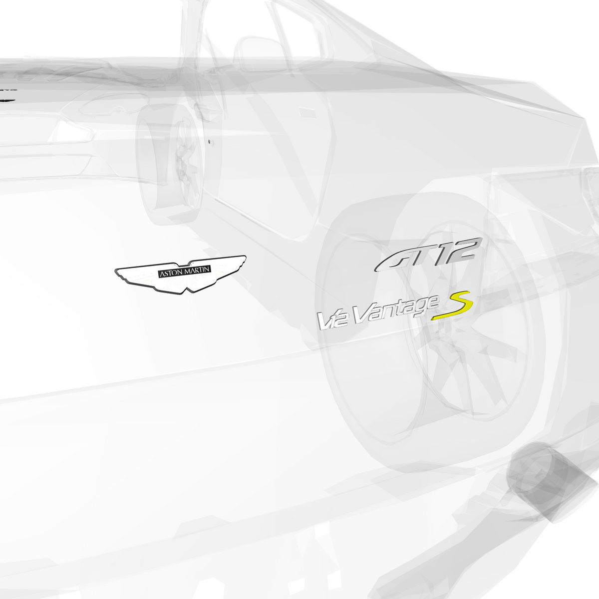 car: VANTAGE V12S,item_no: nan,quantity: 1,reference: VANTAGE_V12S_PartsCatalogue-010809-01 Badging