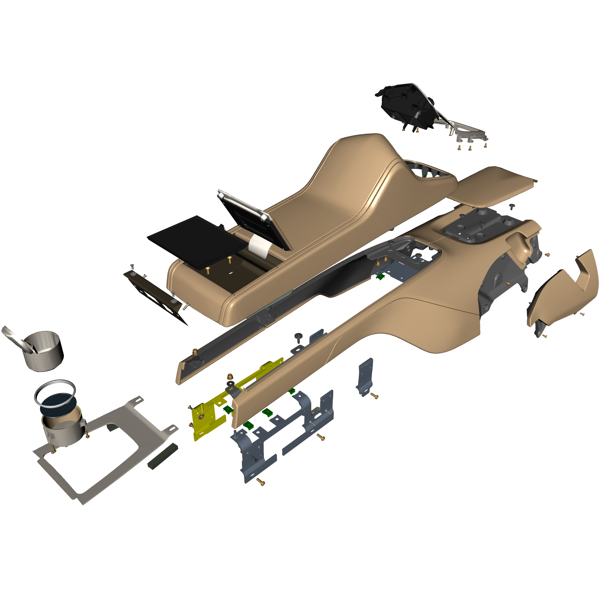 car: TARAF,item_no: nan,quantity: 1,reference: TARAF_PartsCatalogue-011241-01 Rear Console