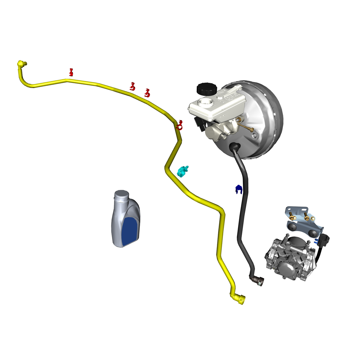 car: DBS,item_no: nan,quantity: 1,reference: DBS_19_PartsCatalogue-060700-10 Power Brake