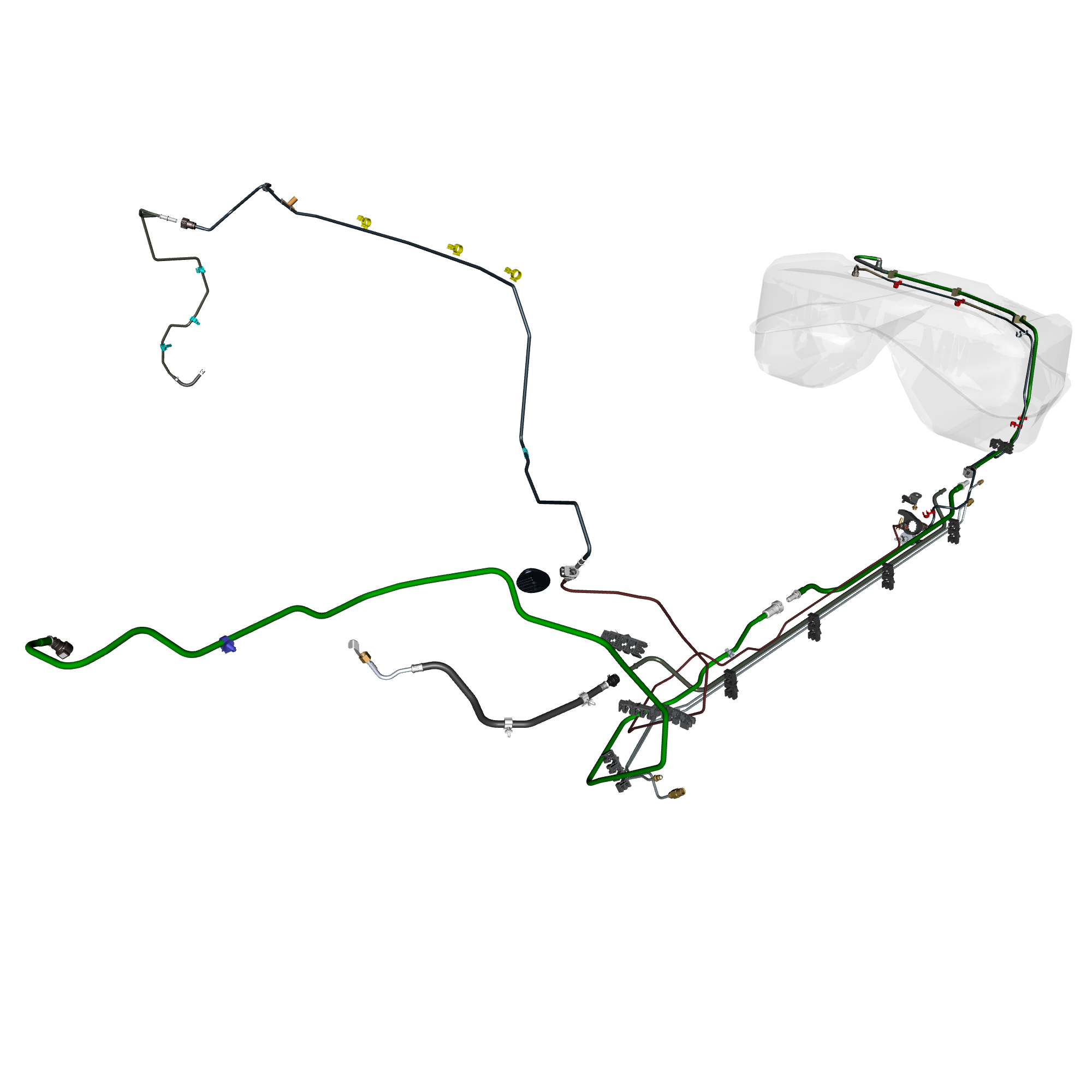 car:dbx,item_no:,quantity:3,reference:dbx_partscatalogue-570103-40 fuel lines,straight-six,foh