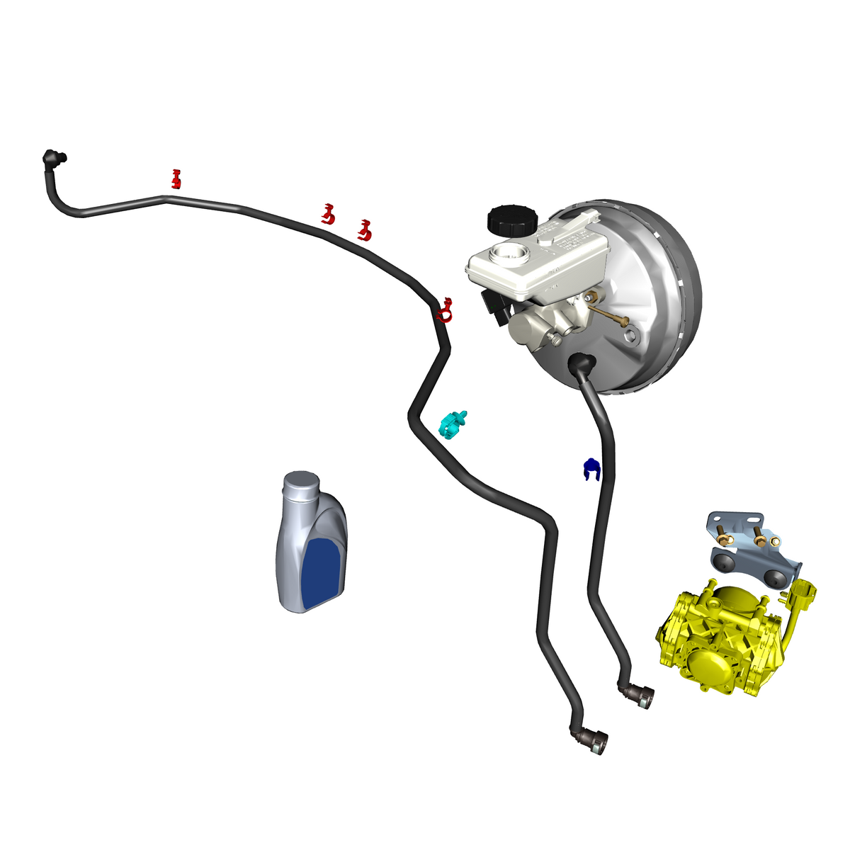 car: DBS,item_no: nan,quantity: 1,reference: DBS_19_PartsCatalogue-060700-10 Power Brake