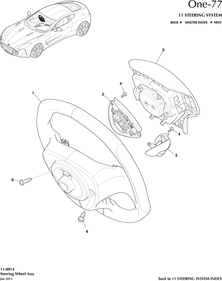 car: ONE-77,item_no: -,quantity: 1,reference: ONE_77_00-00-ONE_77_11-0014