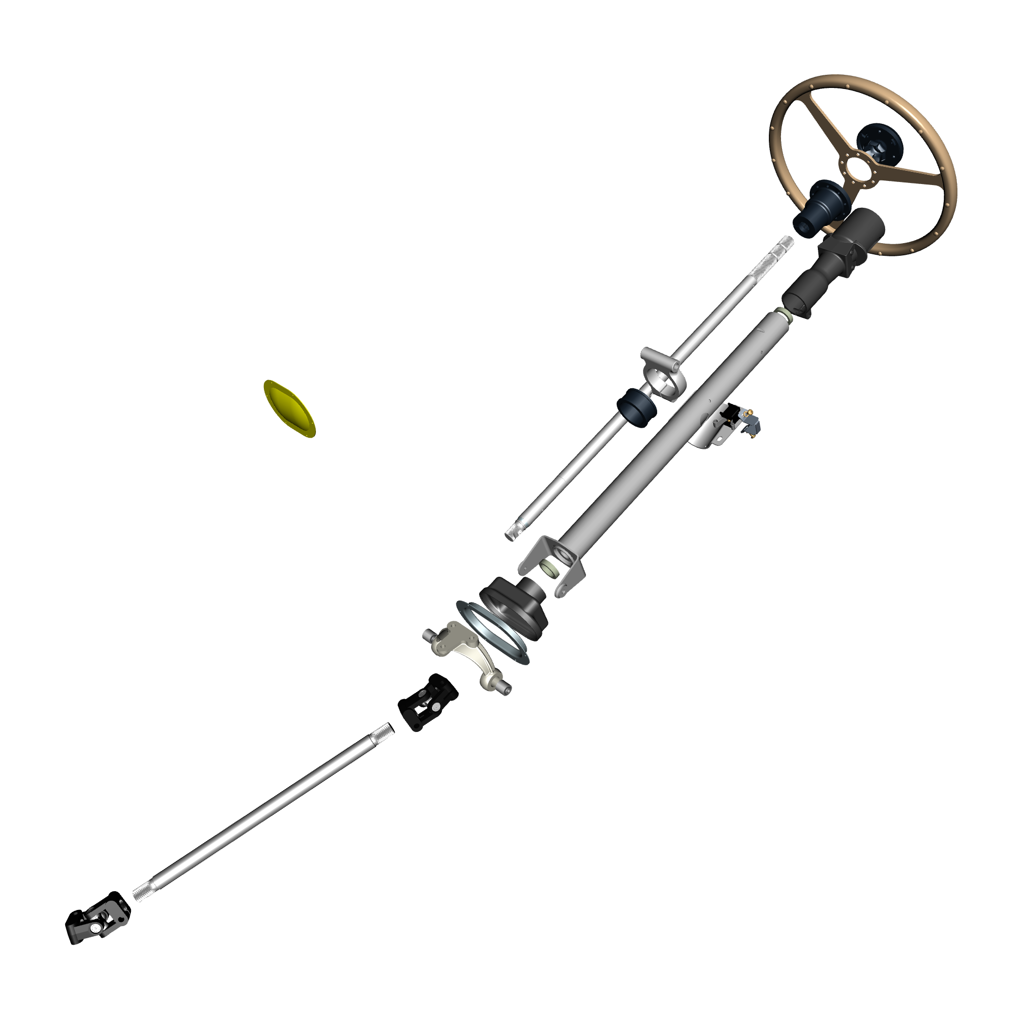 car:db4 gtz,item_no:,quantity:1.0,reference:db4gtz_partscatalogue-110400-10 steering column assembly