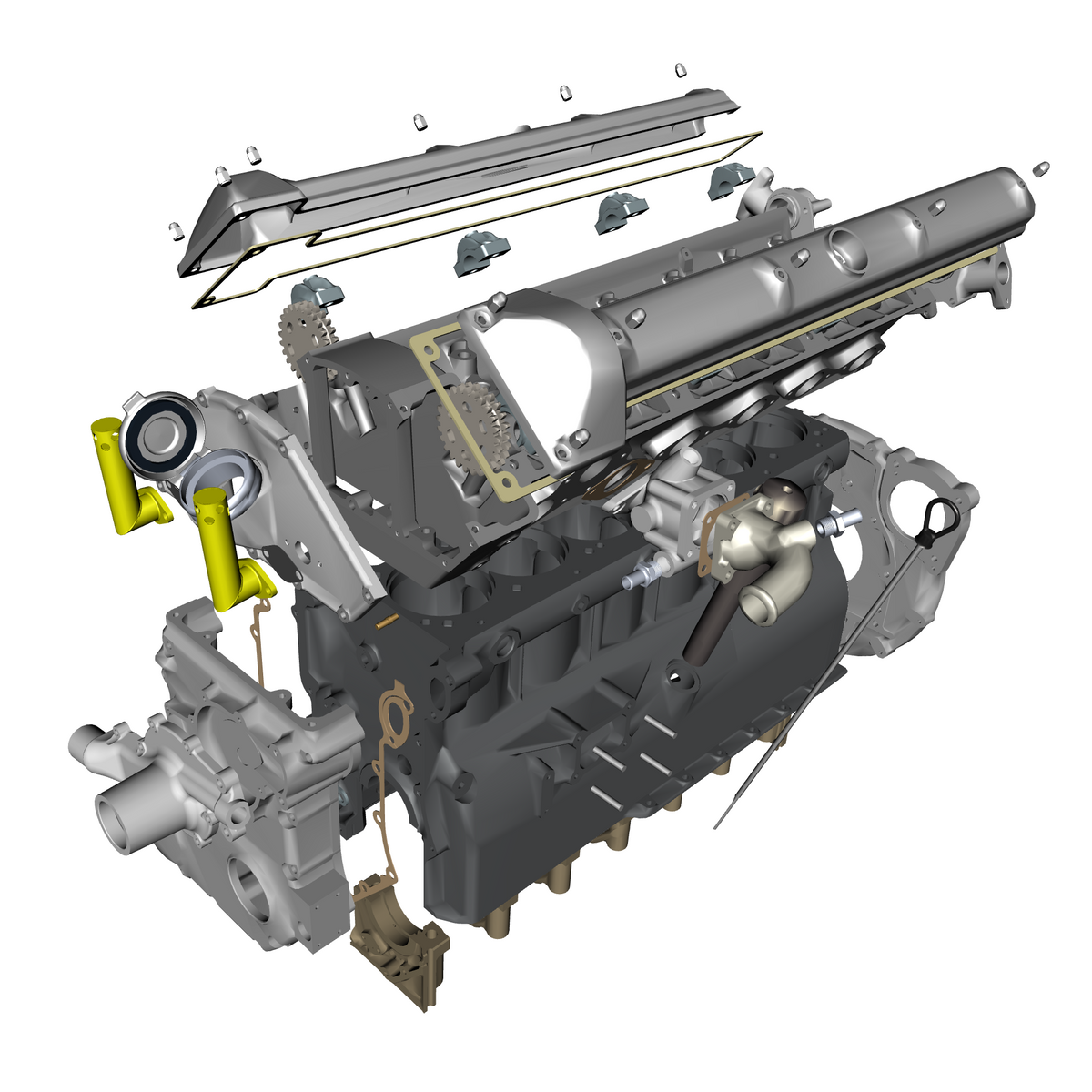 car: DB4 GTZ,item_no: nan,quantity: 2,reference: DB4GTZ_PartsCatalogue-032103-10 Engine Structure