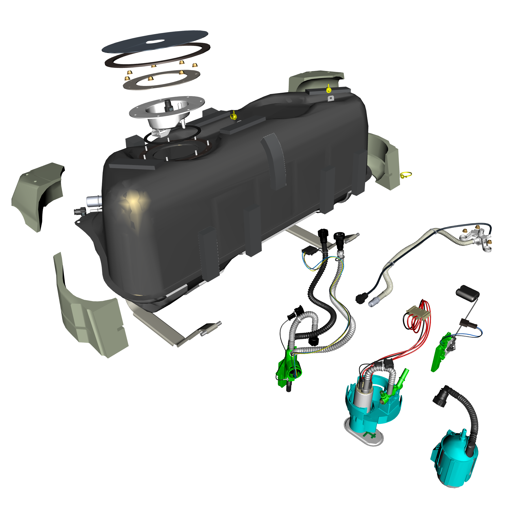 car: DB11,item_no: nan,quantity: 3,reference: DB11_PartsCatalogue-100101-10 Fuel Tank Assembly