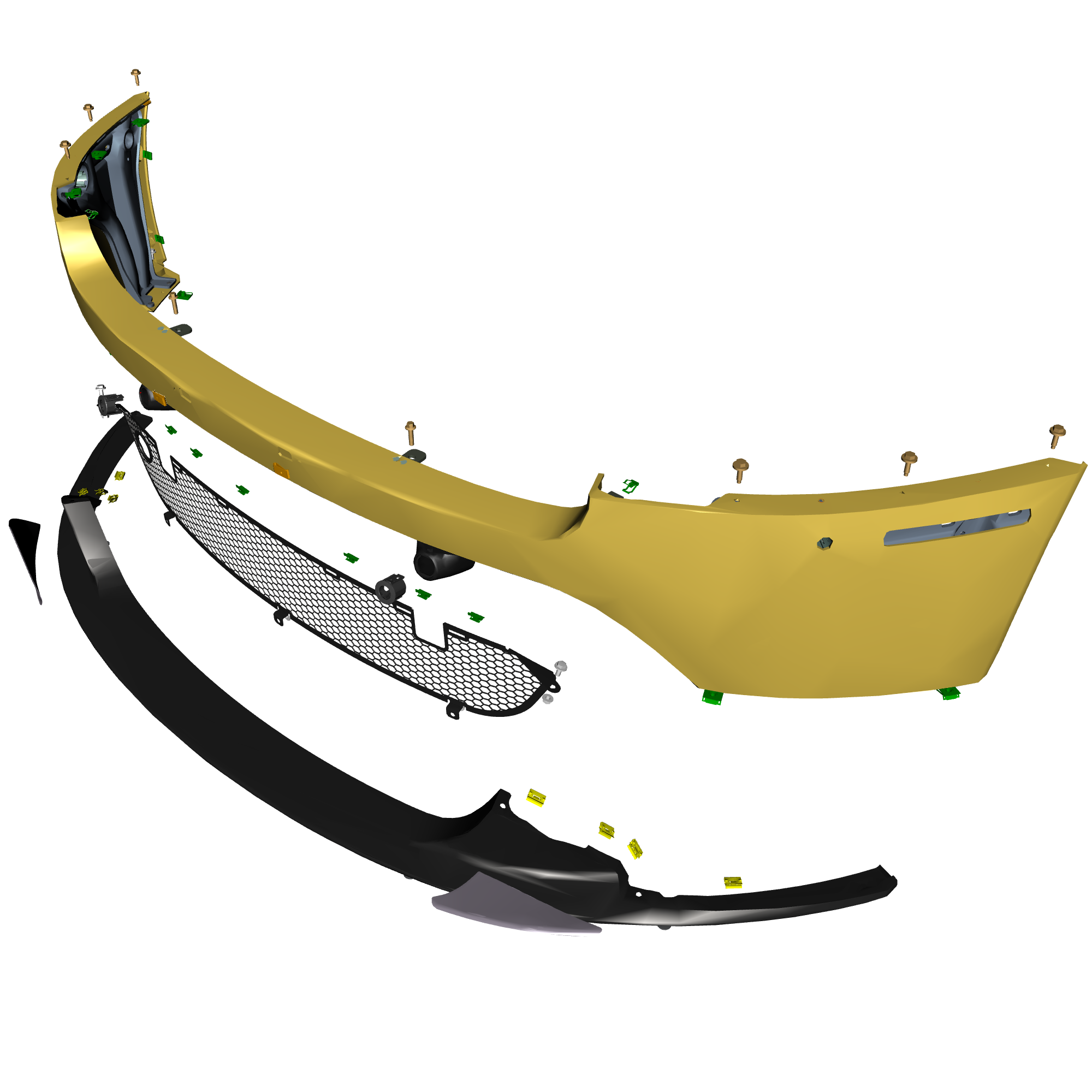 car:vantage v12s,item_no:,quantity:8,reference:vantage_v12s_partscatalogue-011901-01 front bumper - s