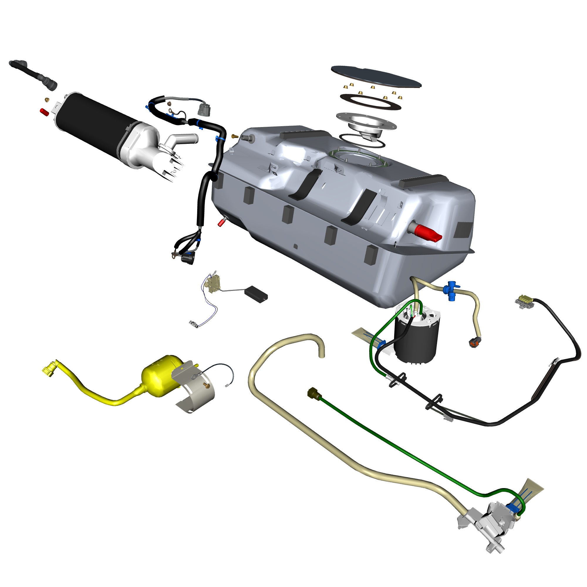 car:VANTAGE V12S,item_no:,quantity:1.0,reference:VANTAGE_V12S_PartsCatalogue-100101-01 Fuel Tank Assembly