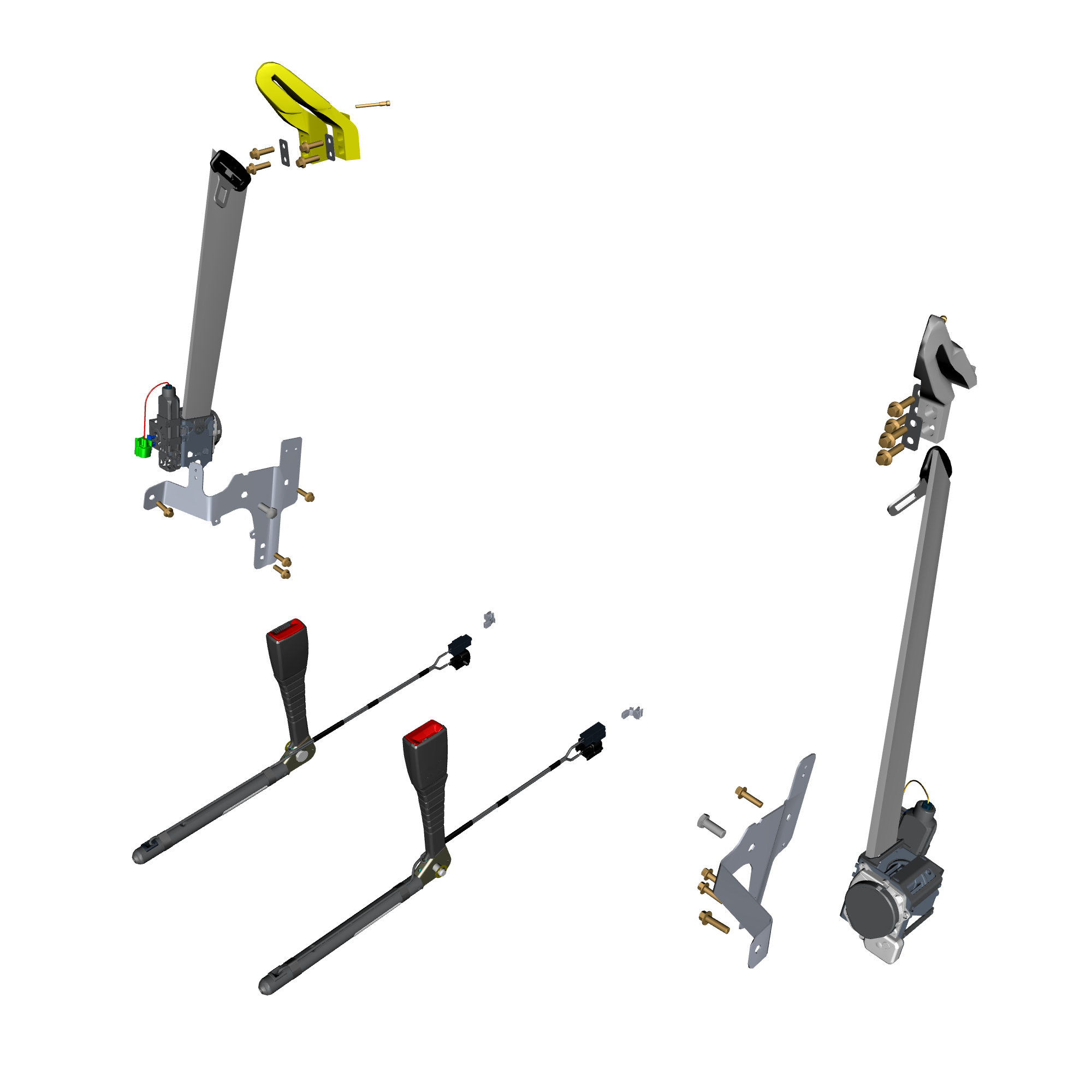 car:VANTAGE V12S,item_no:,quantity:1,reference:VANTAGE_V12S_PartsCatalogue-012001-B3 Seat Belts
