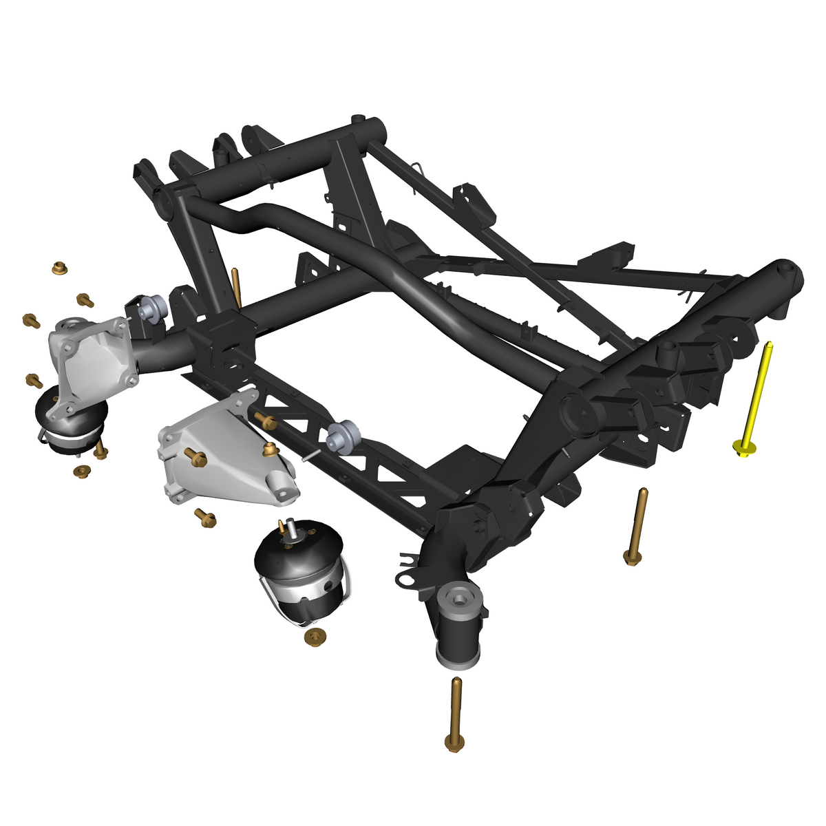 car:VANTAGE V12S,item_no:,quantity:2,reference:VANTAGE_V12S_PartsCatalogue-020100-C2 Rear Subframe & Mountings