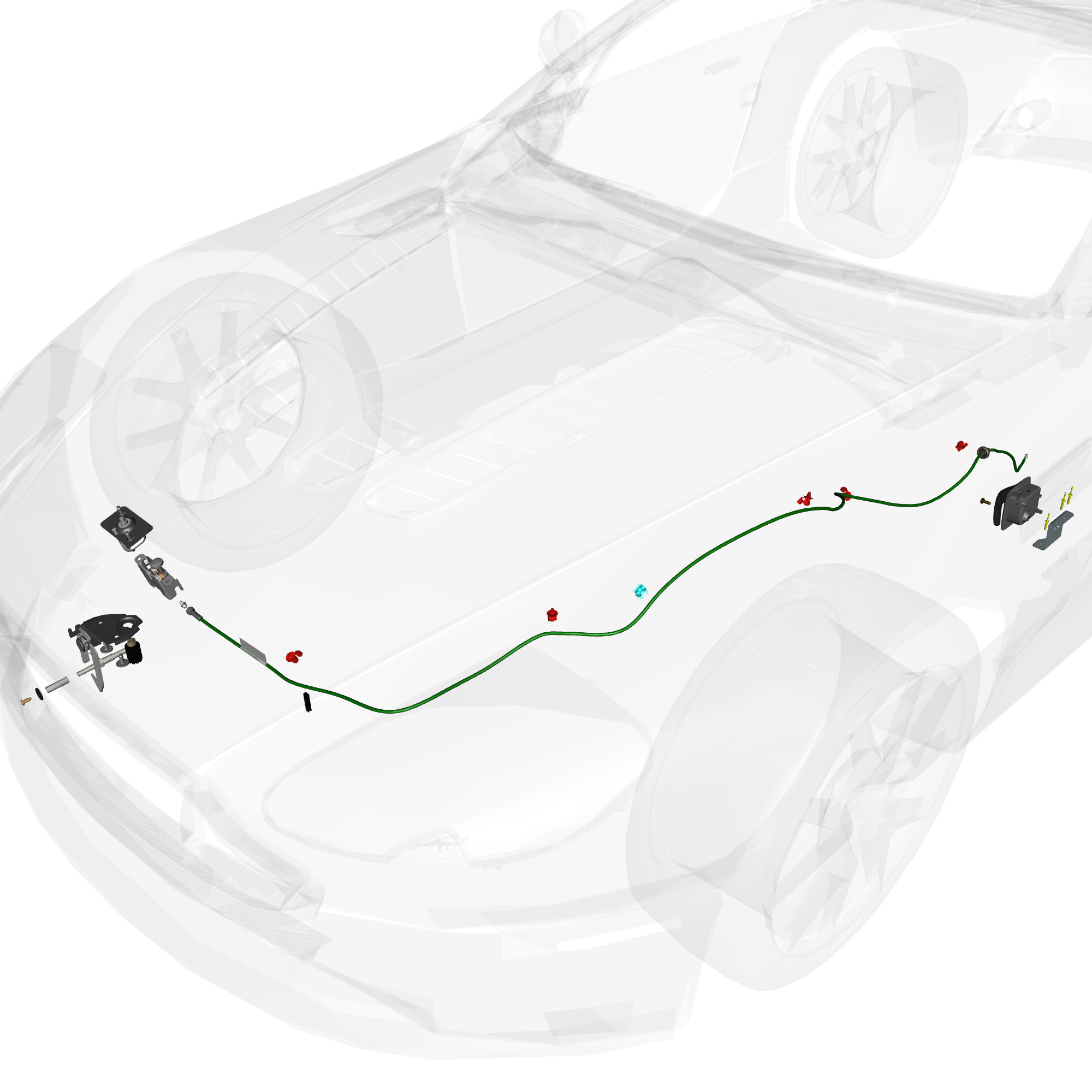 car:VANTAGE V12S,item_no:,quantity:3,reference:VANTAGE_V12S_PartsCatalogue-011403-01 Bonnet Latch System