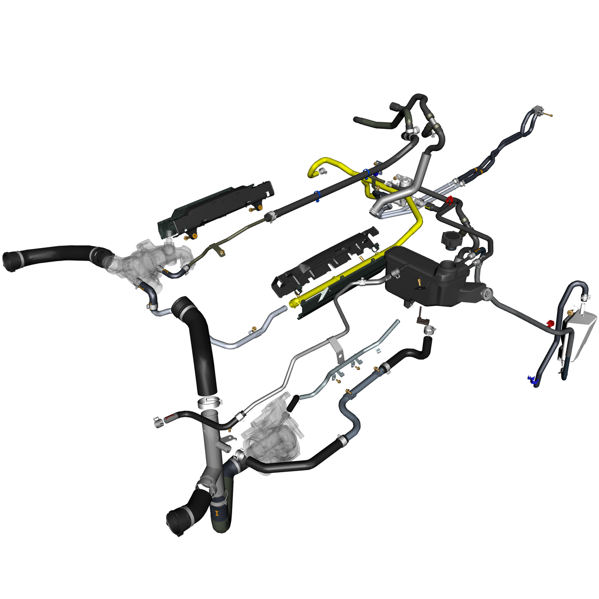 car:taraf,item_no:,quantity:1,reference:taraf_partscatalogue-030300-01 coolant hoses & reservoir