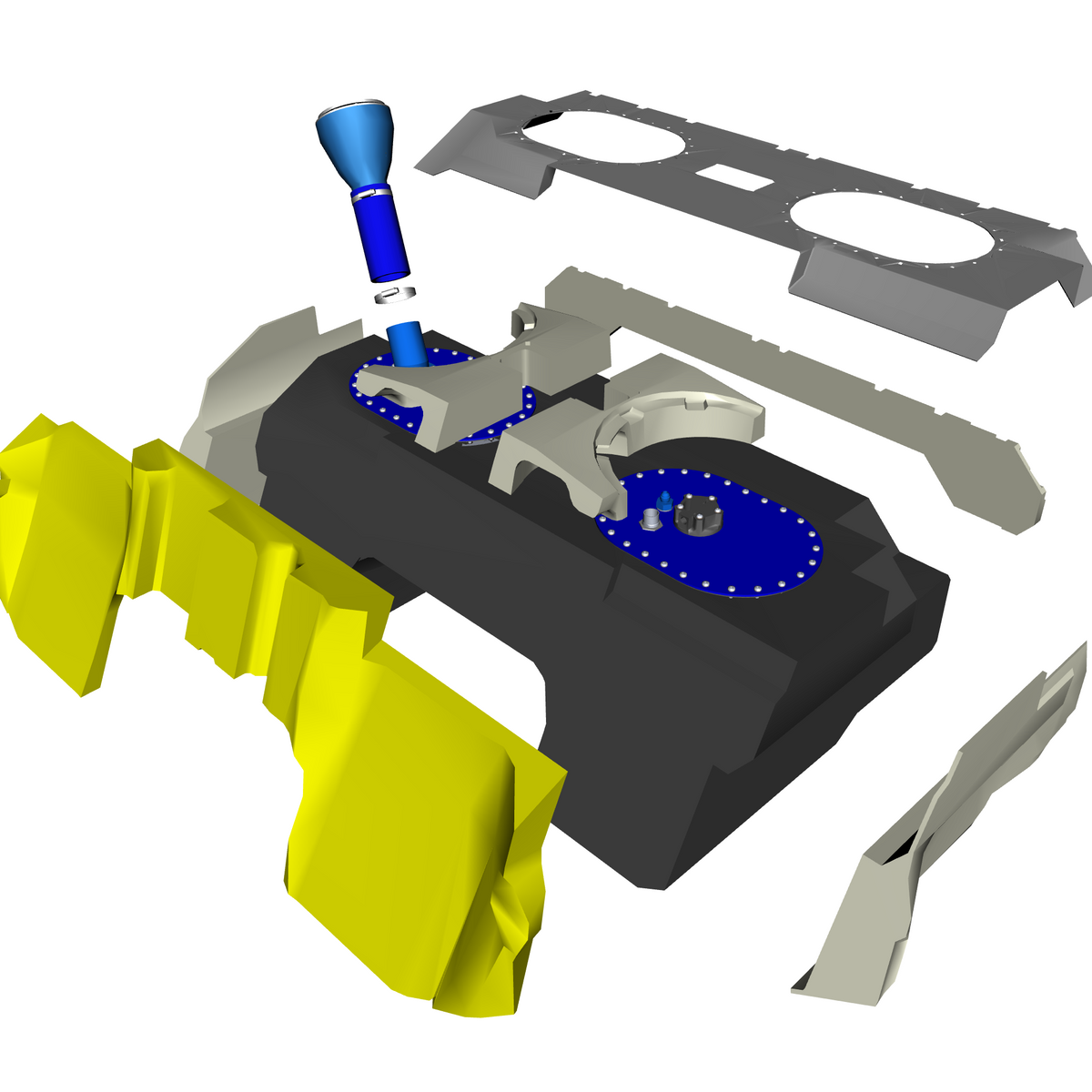 car: VULCAN,item_no: nan,quantity: 1,reference: VULCAN_PartsCatalogue-100101-01 Fuel Tank Assembly