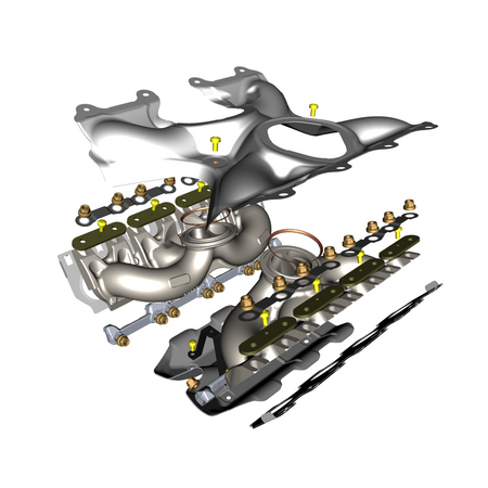 car: DBX,item_no: nan,quantity: 14,reference: DBX_PartsCatalogue-031612-10 Exhaust Manifold