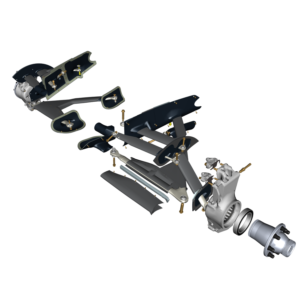 car: VALKYRIE,item_no: nan,quantity: 2,reference: VALKYRIE_PartsCatalogue-040102-10 Front Suspension