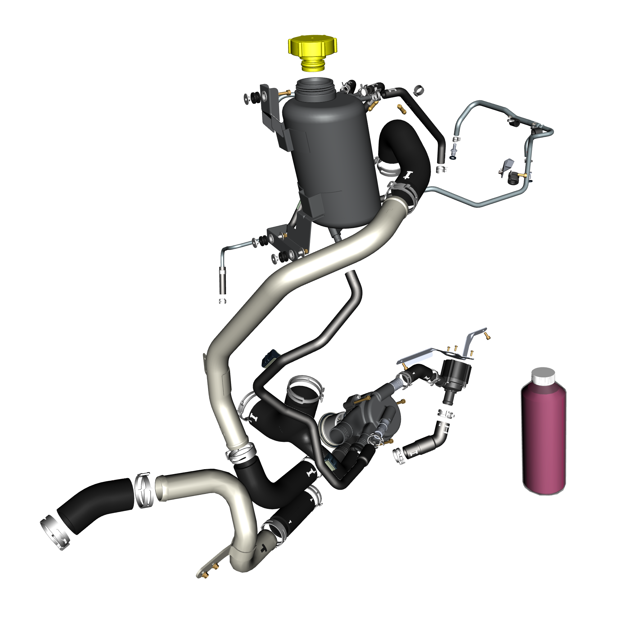 car: VALKYRIE,item_no: nan,quantity: 1,reference: VALKYRIE_PartsCatalogue-030304-00 Reservoir and Hoses
