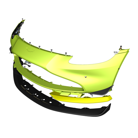car:vantage,item_no:,quantity:1,reference:vantage_19_partscatalogue-011901-20 front bumper- vaned grille