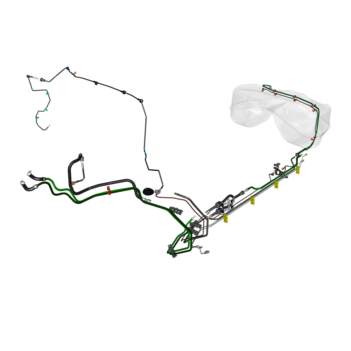 car:DBX,item_no:,quantity:4,reference:DBX_PartsCatalogue-570103-30 Fuel Lines, V8, FOH