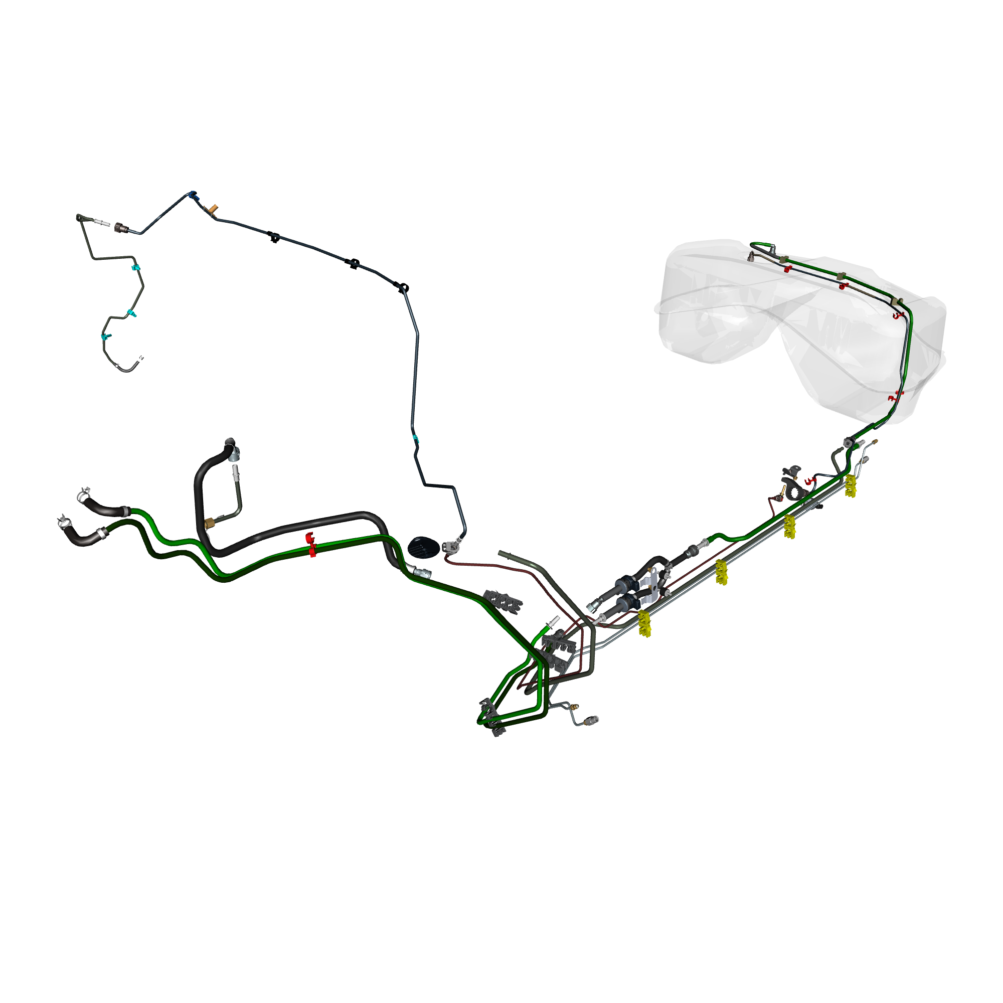 car:DBX,item_no:,quantity:4,reference:DBX_PartsCatalogue-570103-30 Fuel Lines, V8, FOH