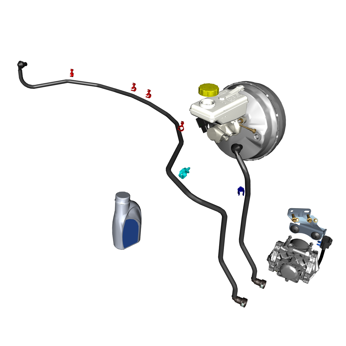 car: DBS,item_no: nan,quantity: 1,reference: DBS_19_PartsCatalogue-060700-10 Power Brake