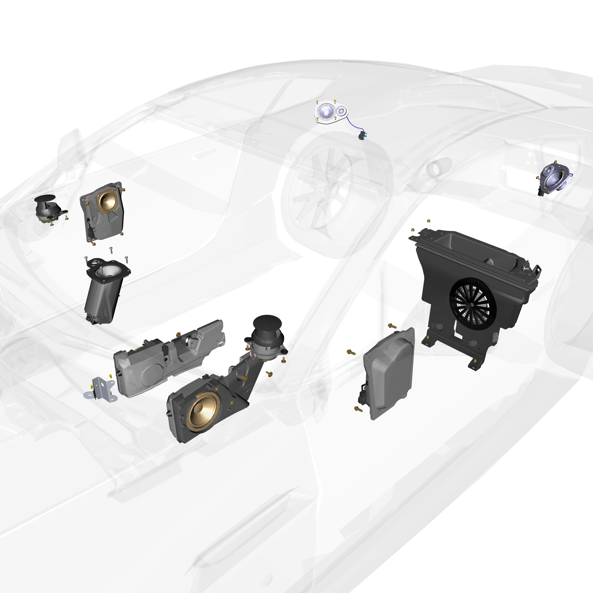 car:VANTAGE V12S,item_no:,quantity:3.0,reference:VANTAGE_V12S_PartsCatalogue-150301-D3 Speaker System Premium