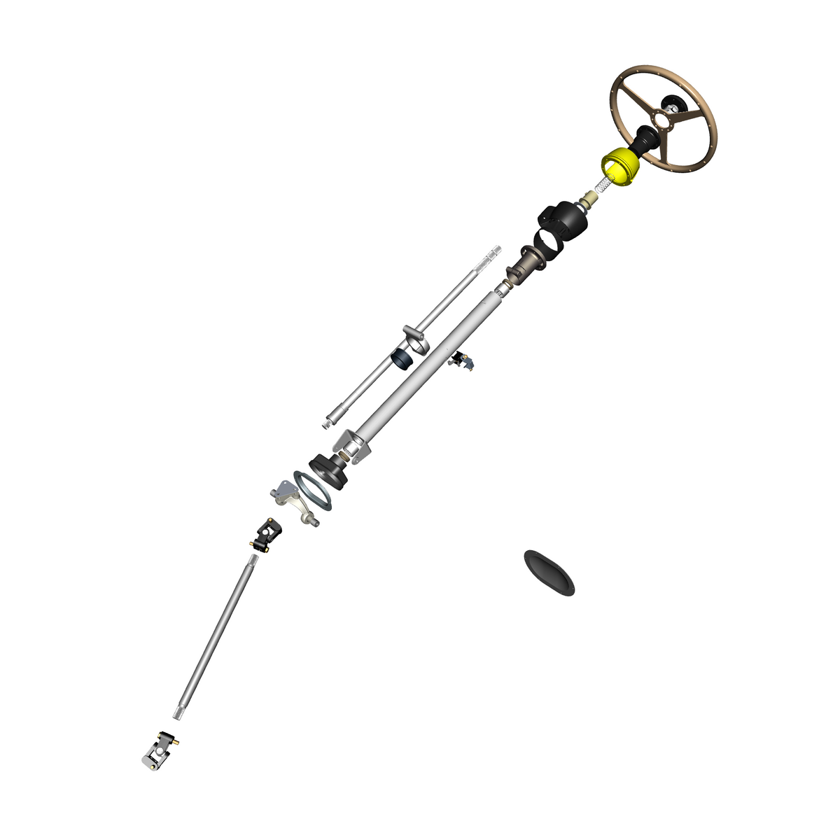 car:db5 gf,item_no:,quantity:1.0,reference:db5gf_partscatalogue-440200-10 steering column assembly