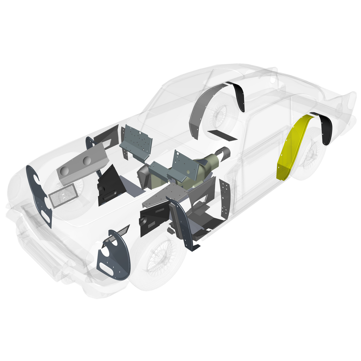 car: DB5 GF,item_no: nan,quantity: 1,reference: DB5GF_PartsCatalogue-200301-10 Bolt On Ancillaries