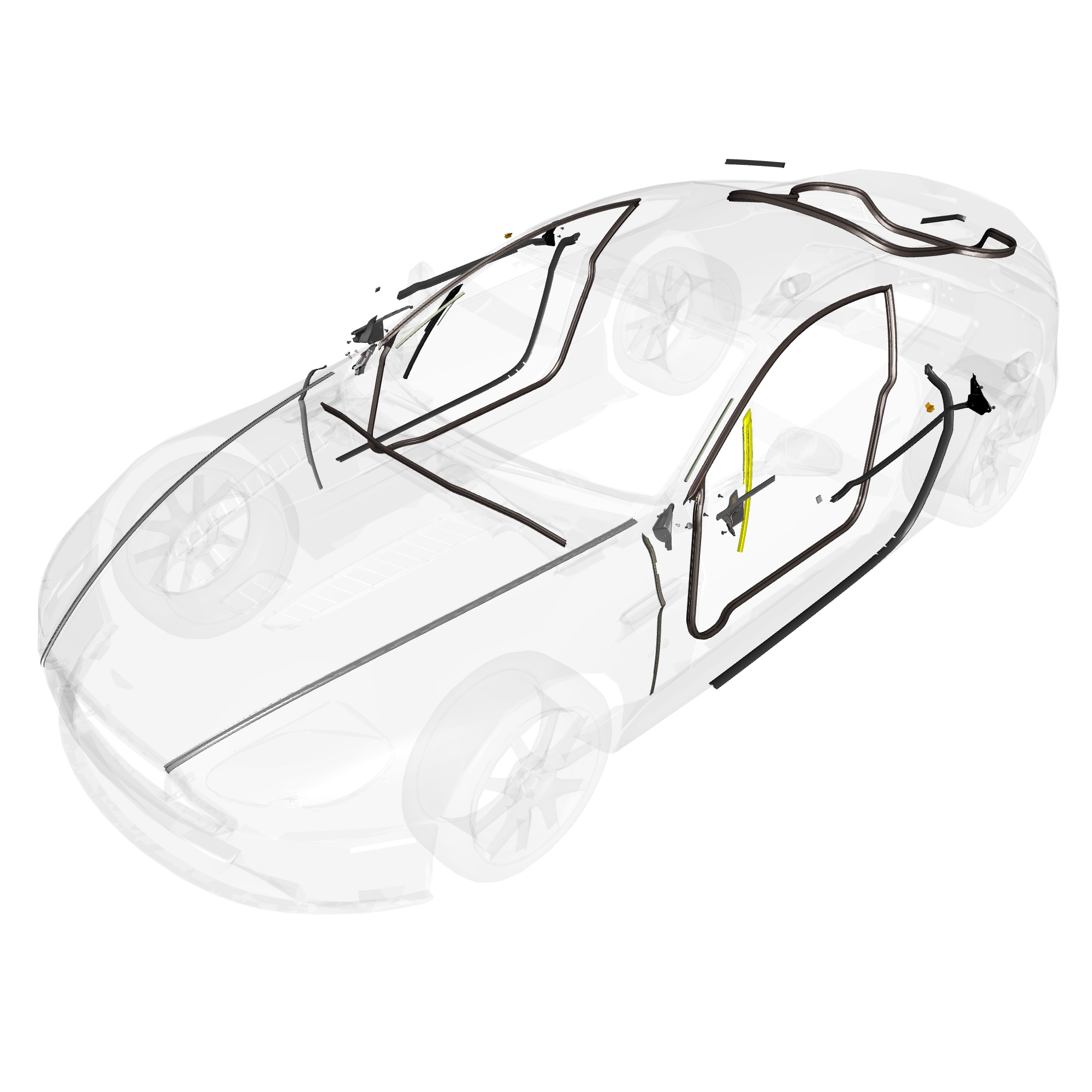 car:VANTAGE V12S,item_no:,quantity:1,reference:VANTAGE_V12S_PartsCatalogue-010702-B1 Dynamic Weatherstrips