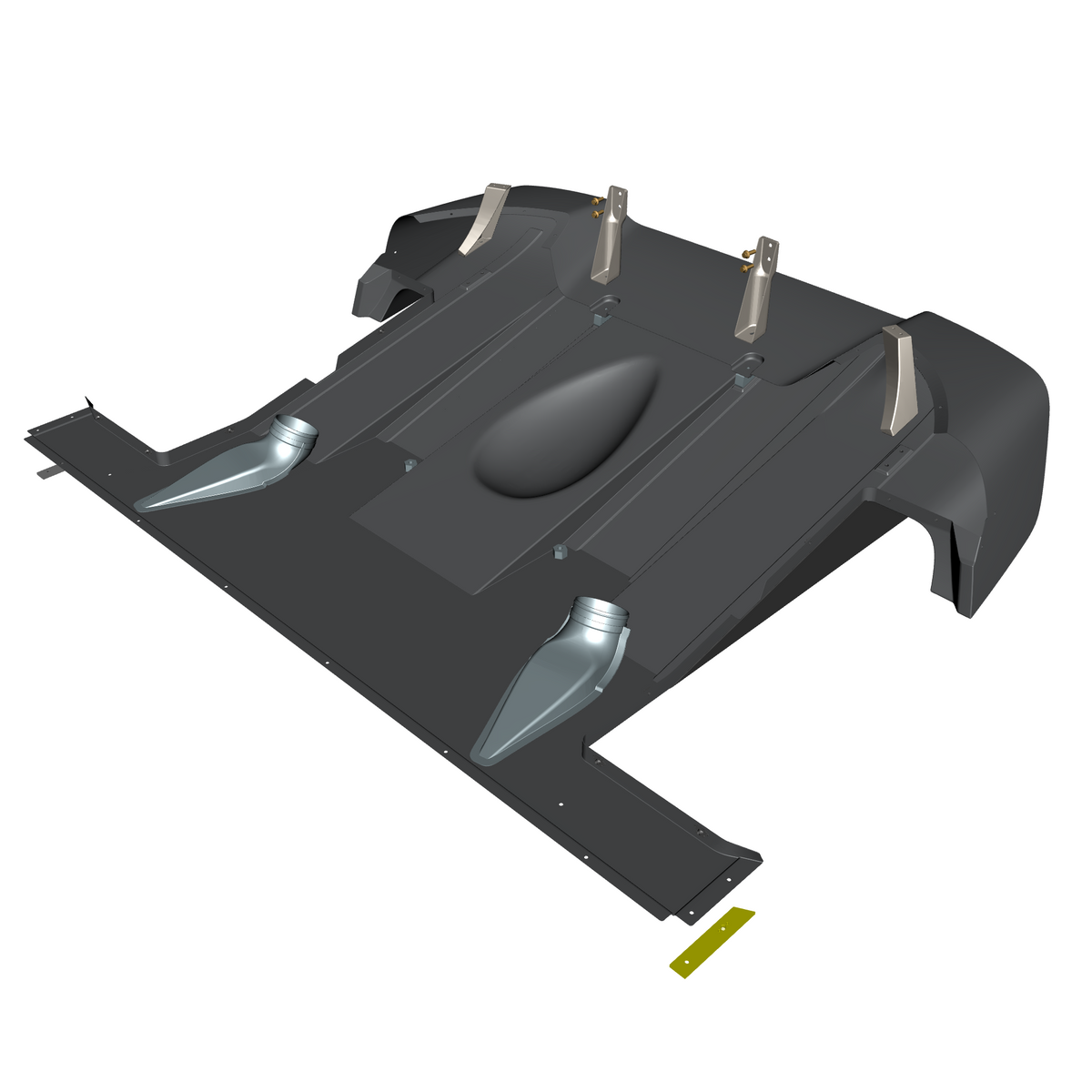 car: VULCAN,item_no: nan,quantity: 1,reference: VULCAN_PartsCatalogue-013401-03 Rear Diffuser