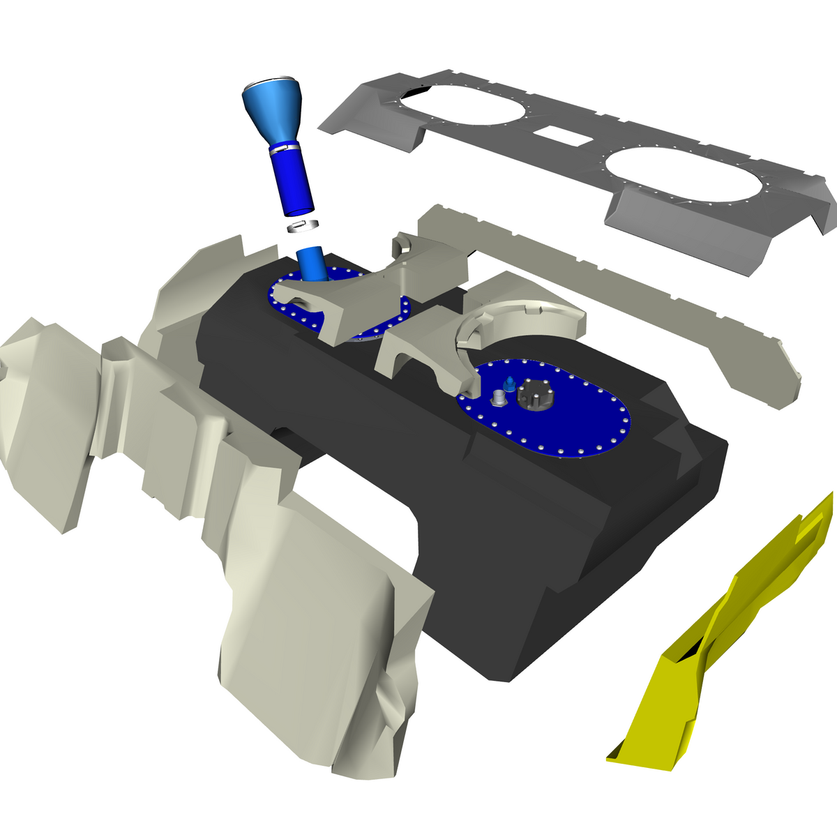 car: VULCAN,item_no: nan,quantity: 1,reference: VULCAN_PartsCatalogue-100101-01 Fuel Tank Assembly