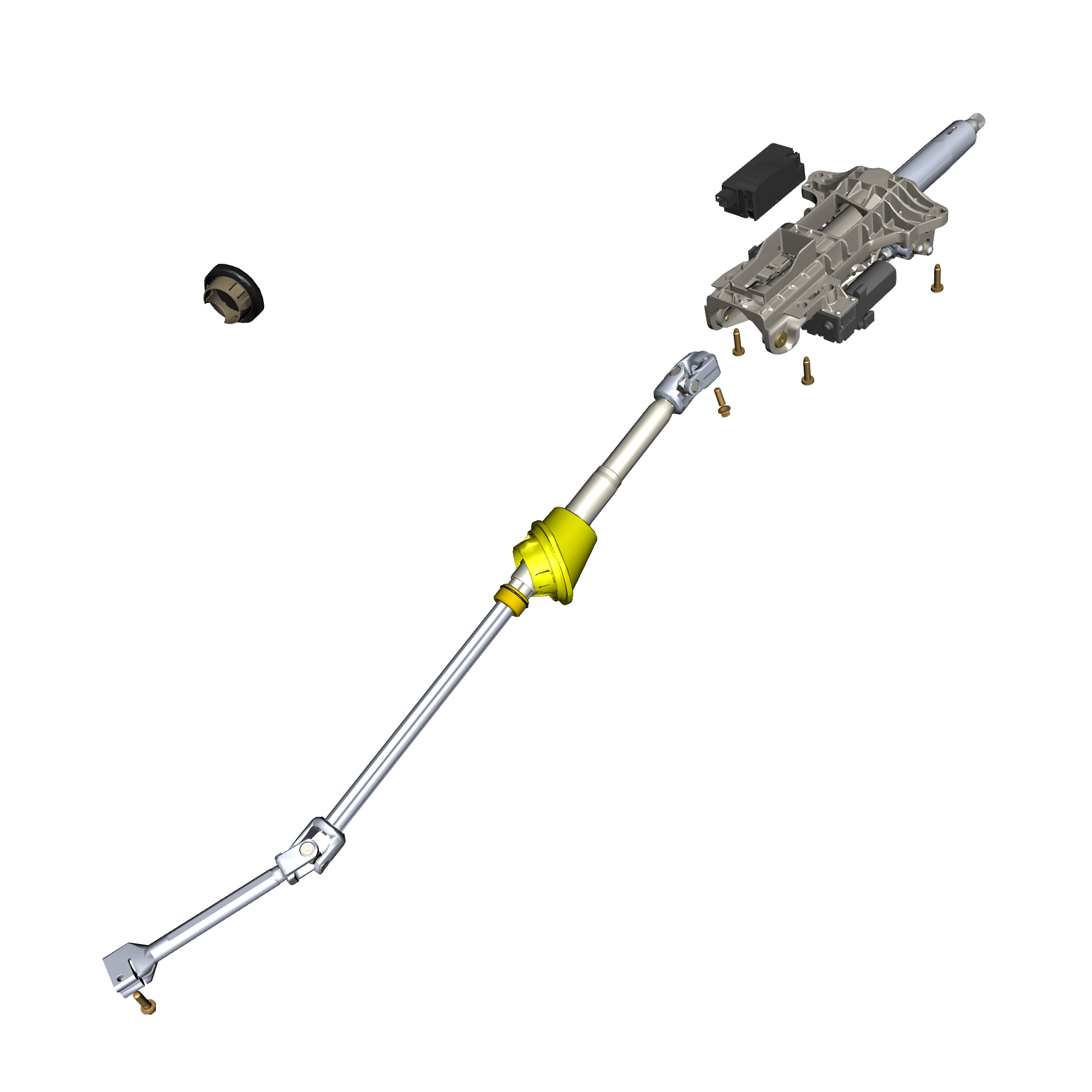 car: VANQUISH,item_no: nan,quantity: 1,reference: VANQUISH_25_PartsCatalogue-110402 Steering Column Assembly
