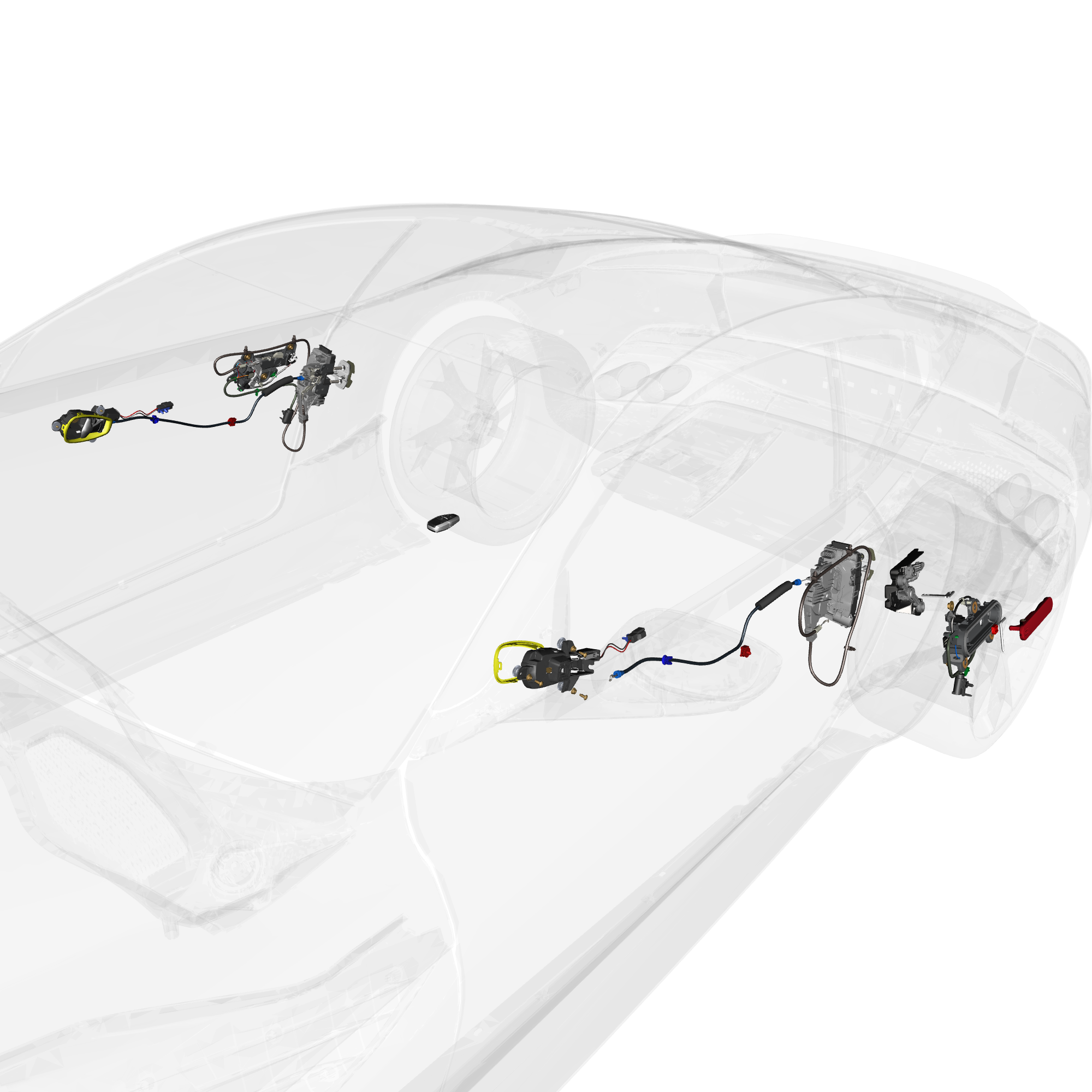 car: DBS,item_no: nan,quantity: 2,reference: DBS_19_PartsCatalogue-011401-20 Door Latch System
