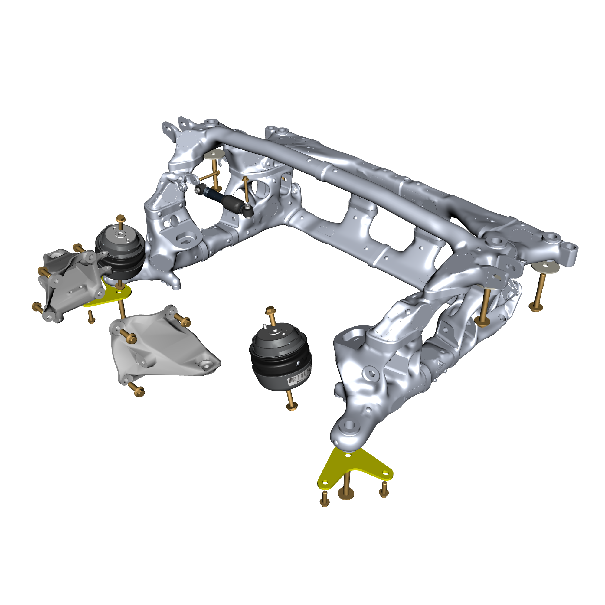 car: DBR22,item_no: nan,quantity: 2,reference: DBR22_PartsCatalogue-020105-00 Rear Subframe