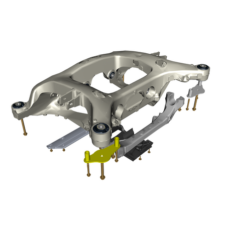 car: DBX,item_no: nan,quantity: 1,reference: DBX_PartsCatalogue-400102 Rear Subframe