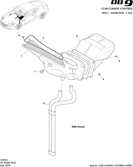 car: DB9,item_no: 8,quantity: 1,reference: DB9_05_12_00-00-DB9_05_12_120101