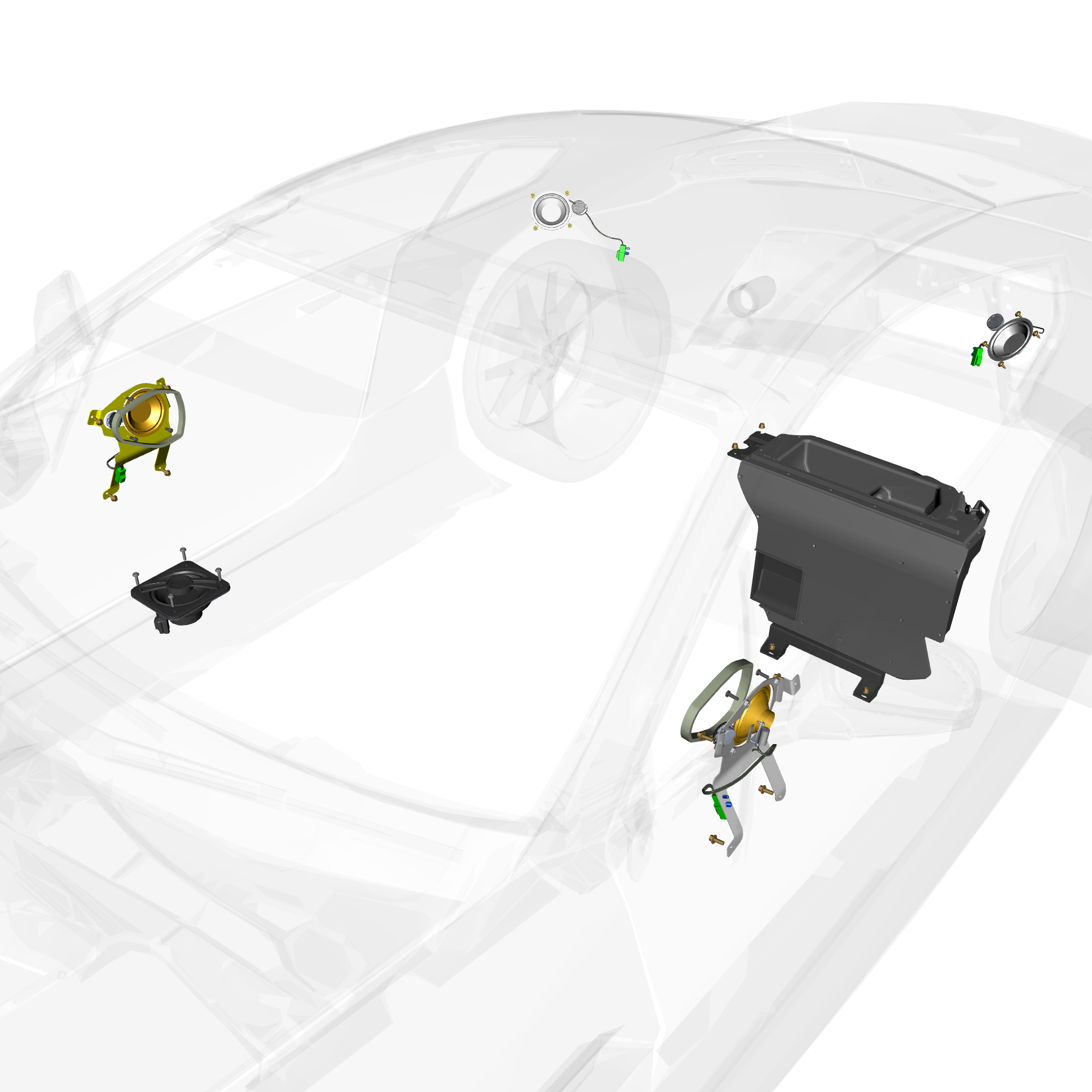 car: VANTAGE V12S,item_no: nan,quantity: 1,reference: VANTAGE_V12S_PartsCatalogue-150301-D1 Speaker System Standard