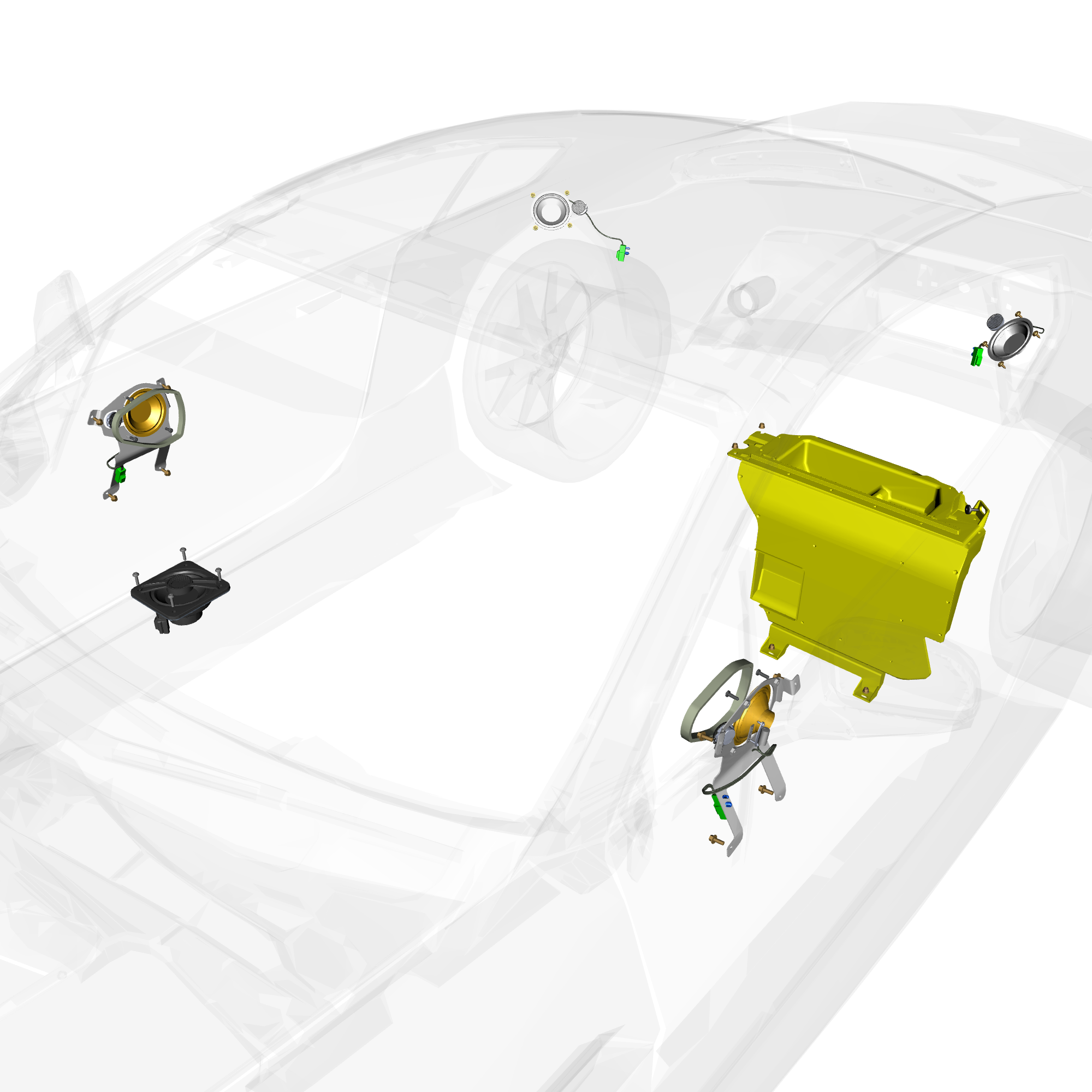 car: VANTAGE V12S,item_no: nan,quantity: 1,reference: VANTAGE_V12S_PartsCatalogue-150301-D1 Speaker System Standard