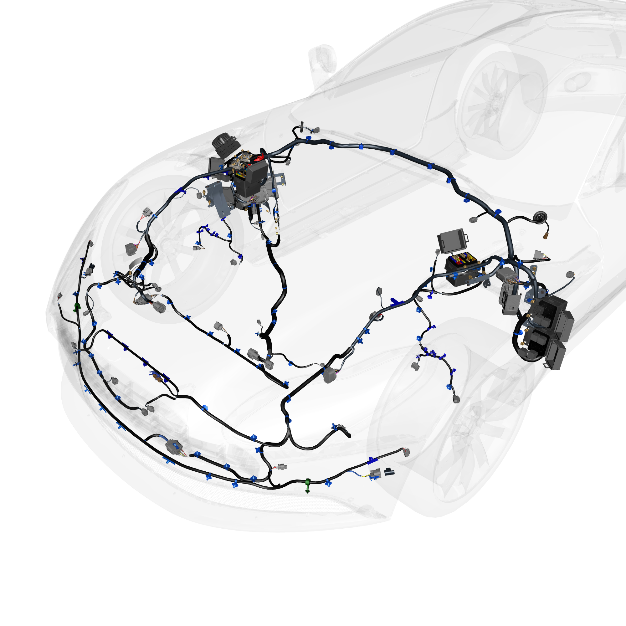 car: DB11,item_no: nan,quantity: A/R,reference: DB11_PartsCatalogue-180101-10 V12-Forward Wiring Assembly