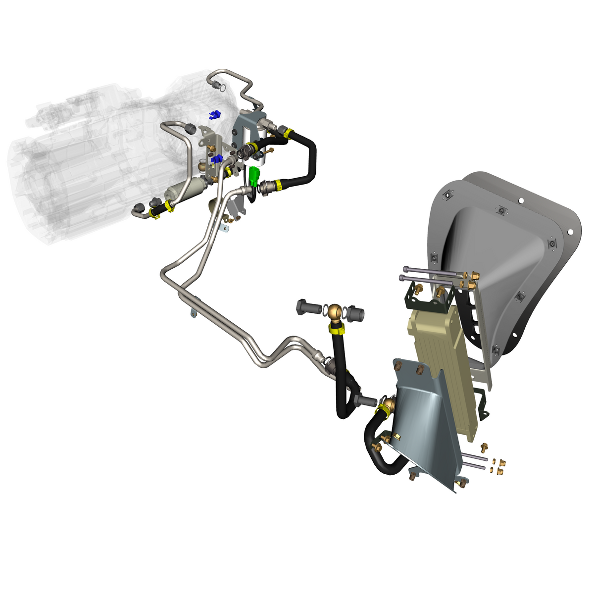 car: VANTAGE V12S,item_no: nan,quantity: A/R,reference: VANTAGE_V12S_PartsCatalogue-070200-05 Transmission Cooling - GT12