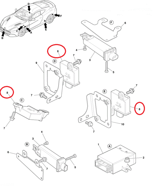 Image of LOW FREQUENCY TPMS TRIGGER ANTENNA