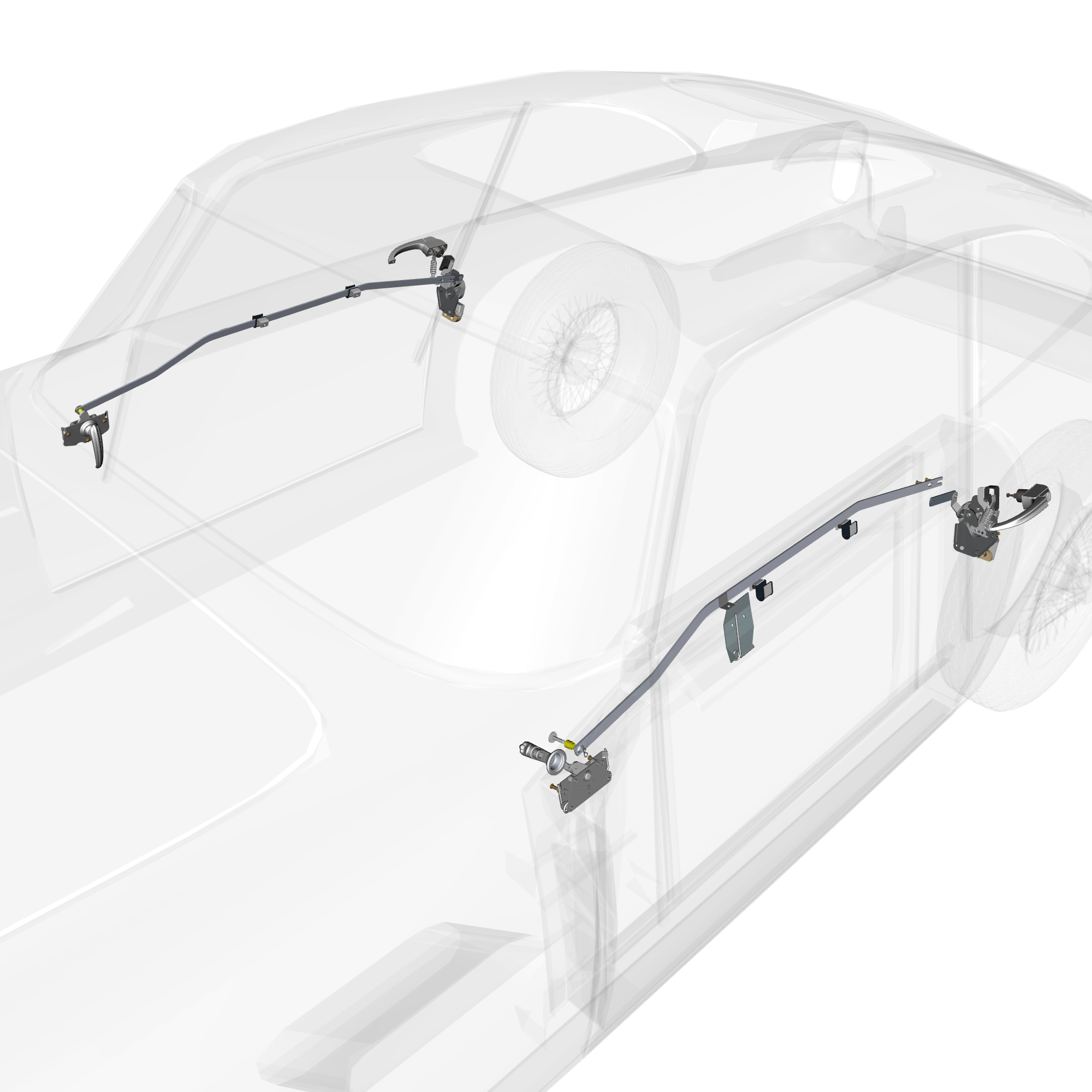 car:db5 gf,item_no:,quantity:2,reference:db5gf_partscatalogue-310905-10 door latch sytem