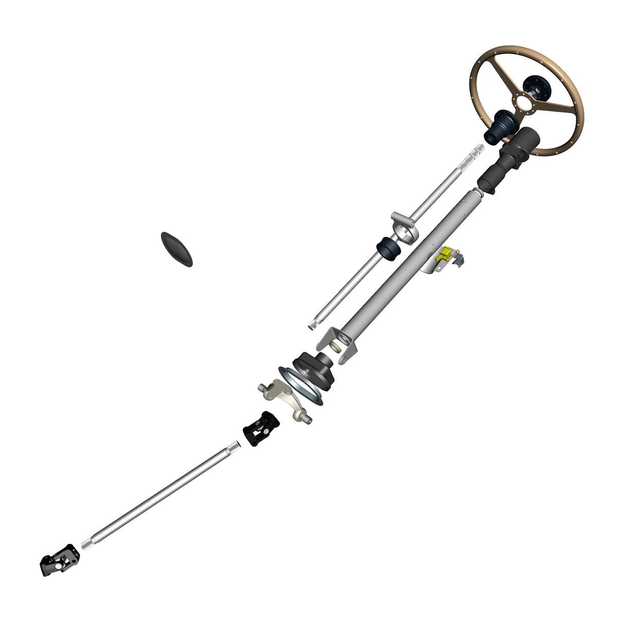 car:db4 gtz,item_no:,quantity:1.0,reference:db4gtz_partscatalogue-110400-10 steering column assembly