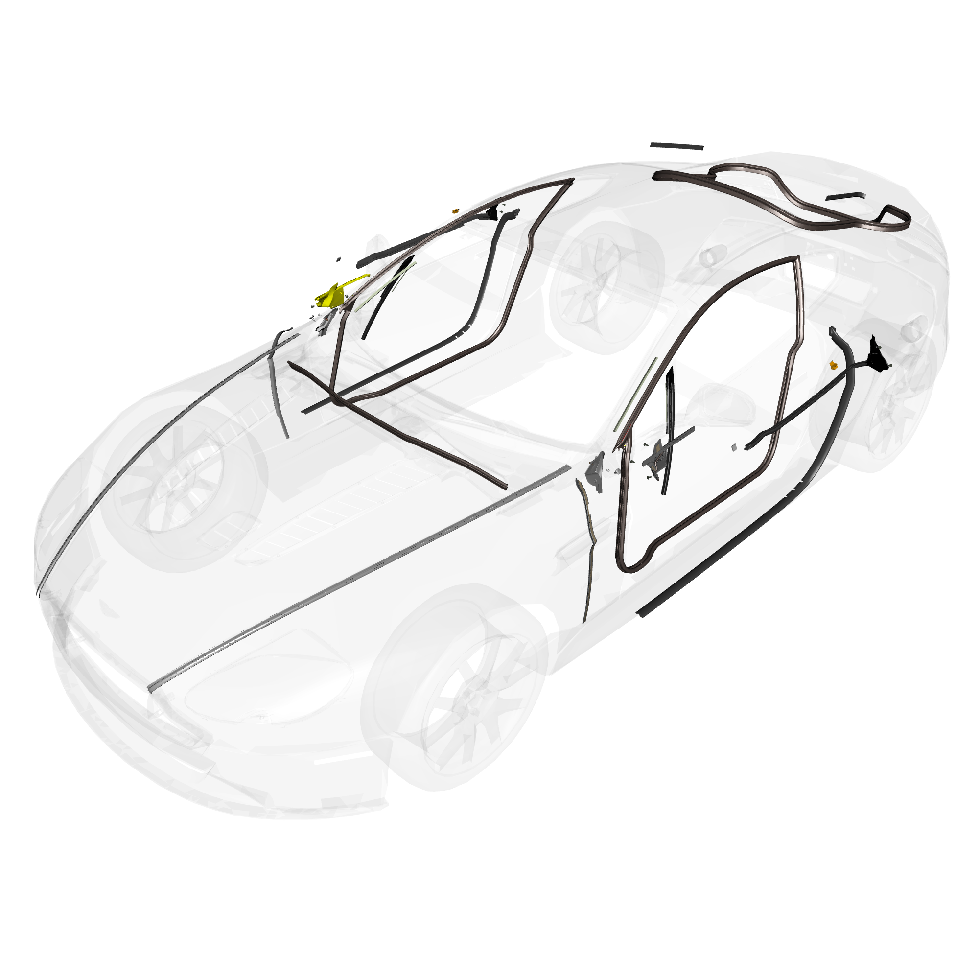 car:VANTAGE V12S,item_no:,quantity:1,reference:VANTAGE_V12S_PartsCatalogue-010702-B1 Dynamic Weatherstrips