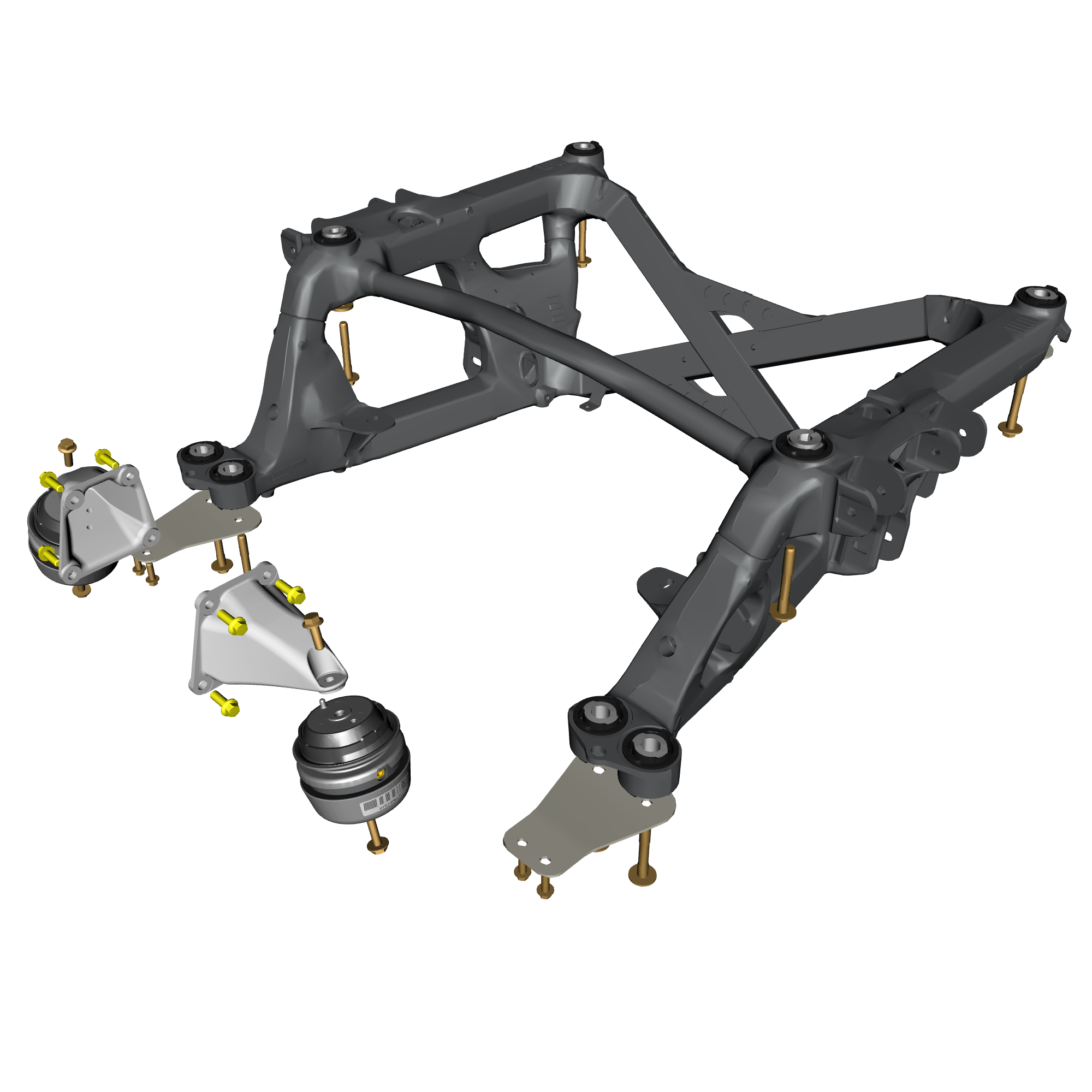 car:VANQUISH ZAGATO,item_no:,quantity:8,reference:VANQUISH_ZAGATO_PartsCatalogue-020104-10 Rear Subframe