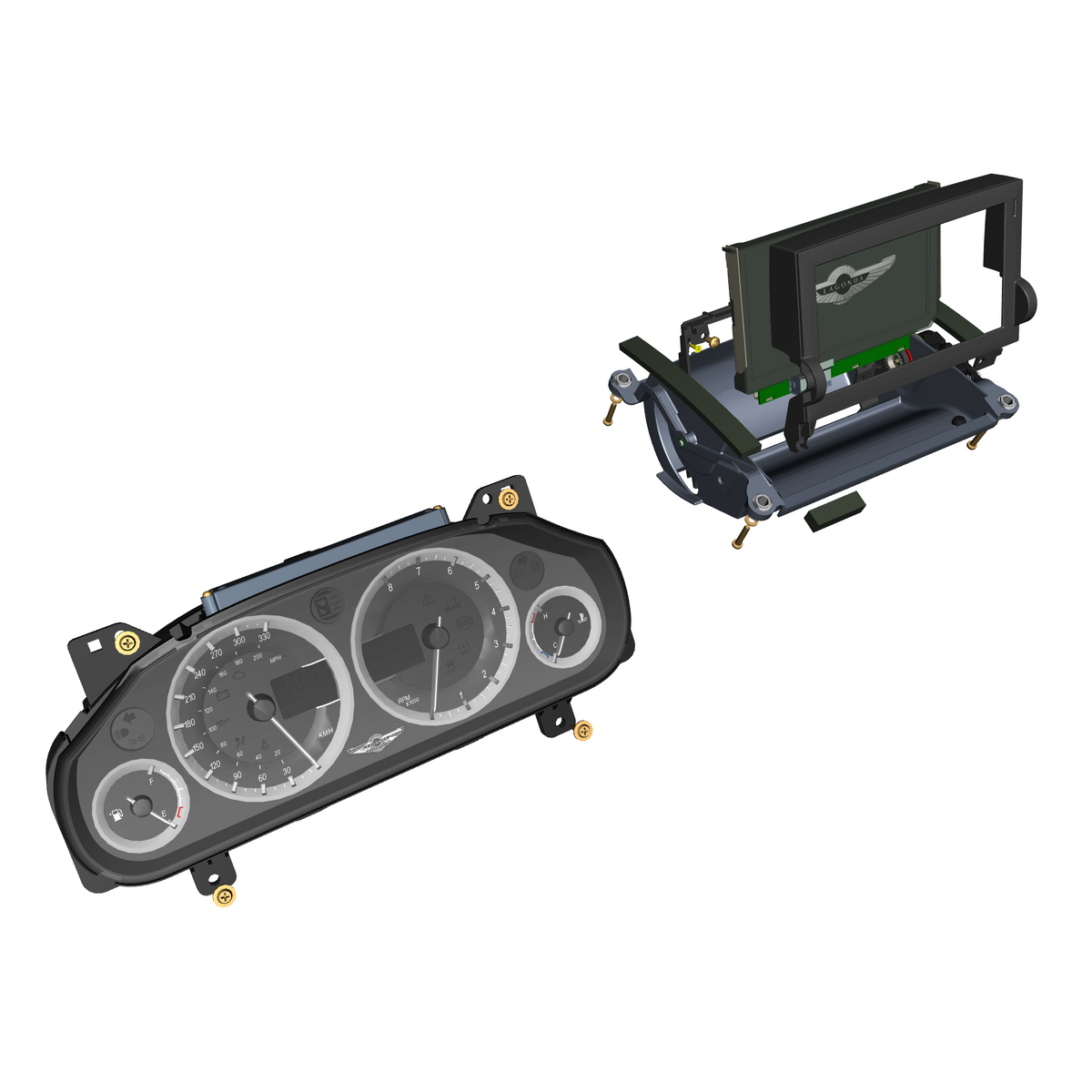 car:TARAF,item_no:,quantity:2,reference:TARAF_PartsCatalogue-130100-01 Driver Information Display