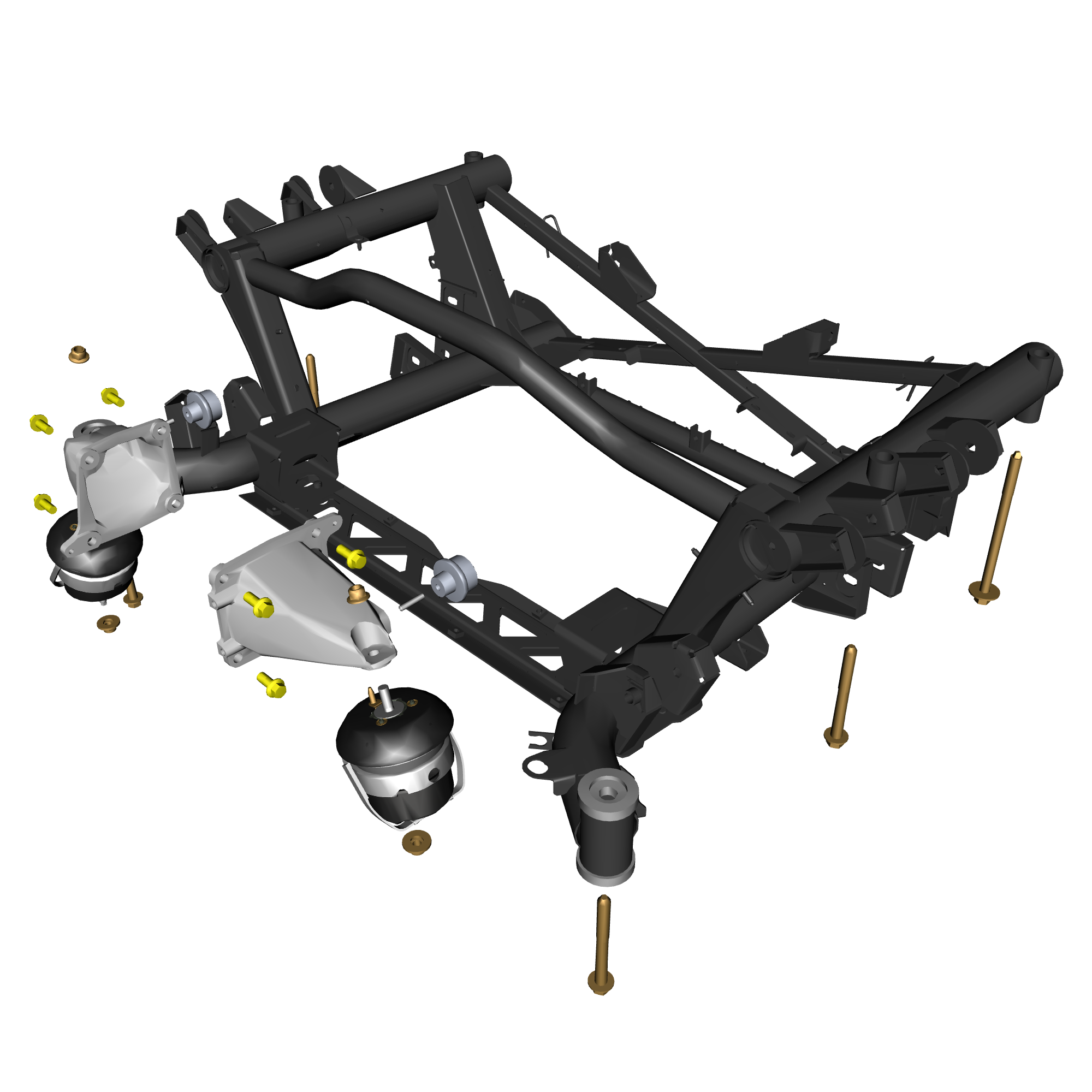 car:VANTAGE V12S,item_no:,quantity:8,reference:VANTAGE_V12S_PartsCatalogue-020100-C2 Rear Subframe & Mountings